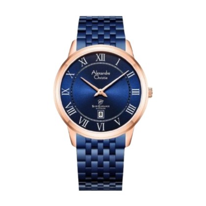 Alexandre Christie ALCW8709MDBURBURM Blue Stainless Steel Men Watch
